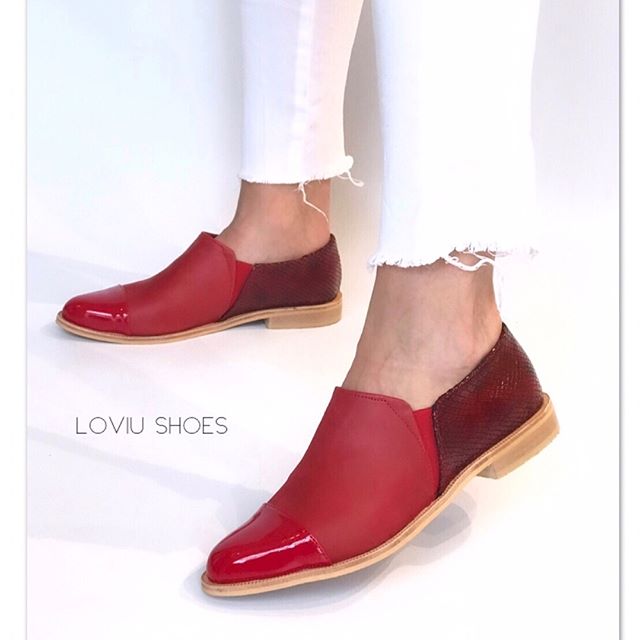 zapatos planos rojos primavera verano 2020 Loviu Shoes
