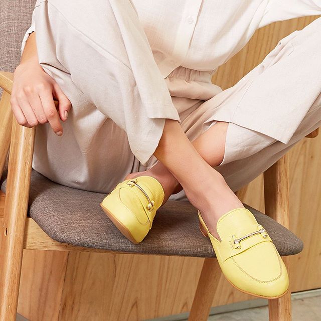 mocasines amarillos verano 2020 Margie Franzini shoes
