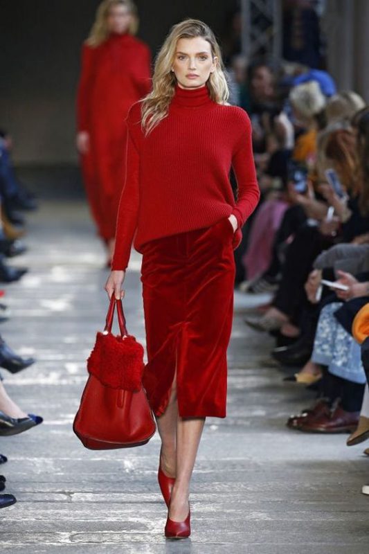 Outfits total red para mujer