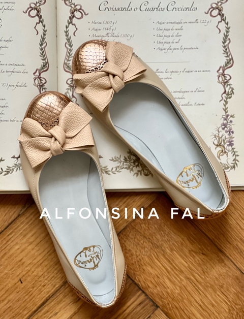 balerinas punta dorada verano 2023 Alfonsina Fal