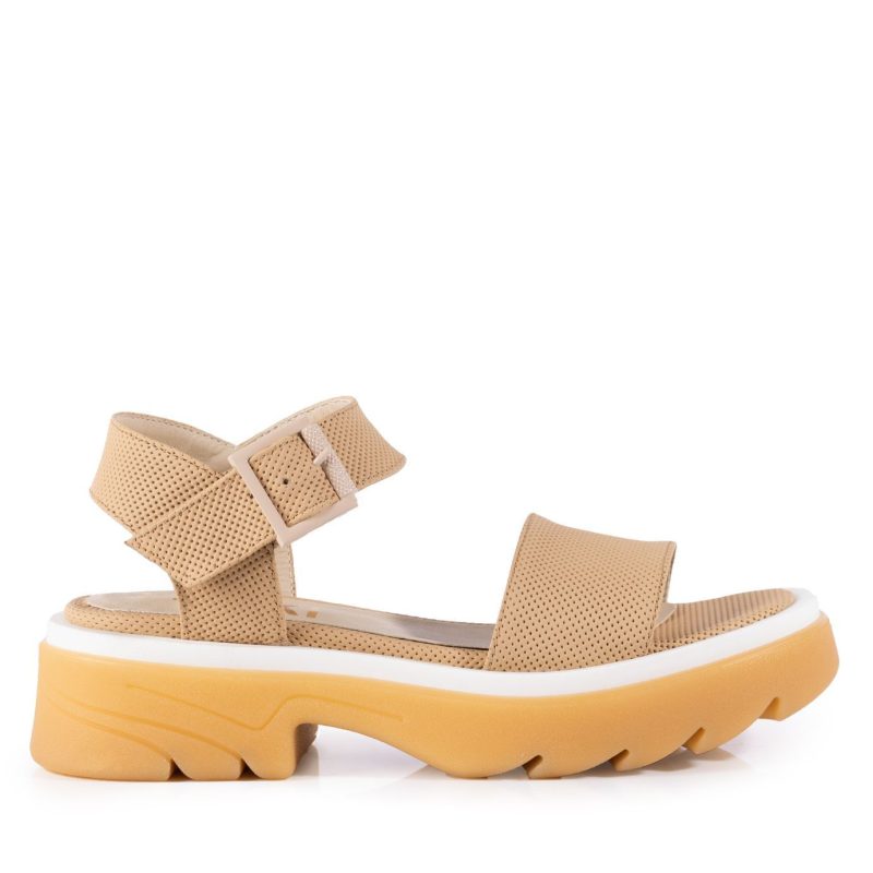 sandalias beige verano 2023 FIORI calzature