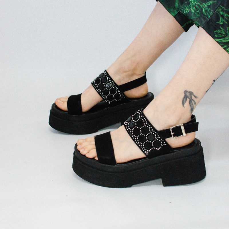 sandalias negras verano 2023 calzados tops