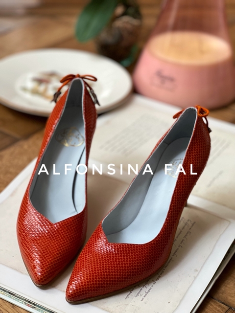 stilettos rojos verano 2023 Alfonsina Fal