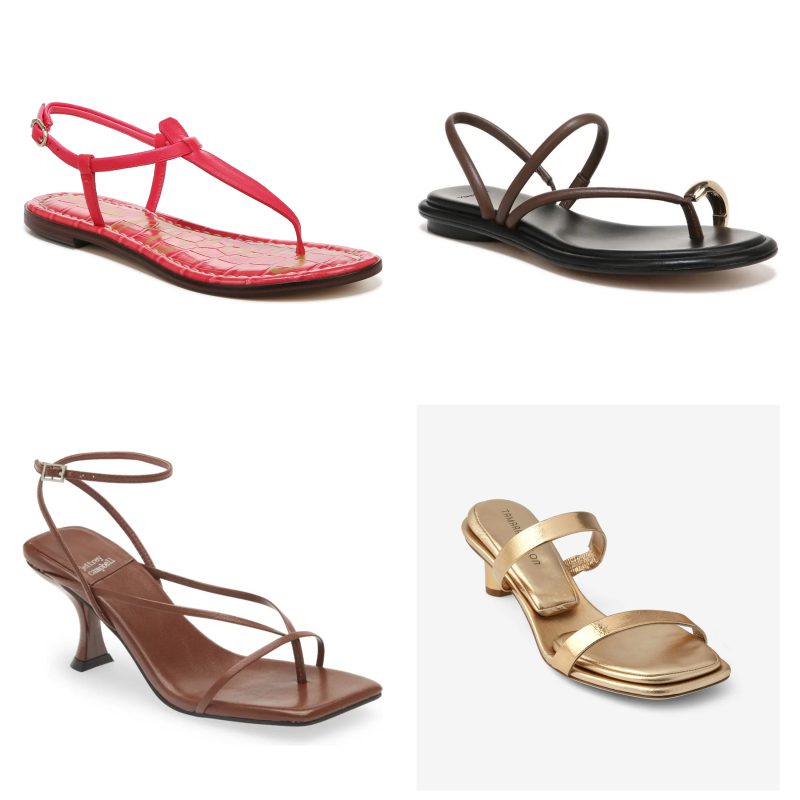 minimalistas sandalias de moda verano 2024
